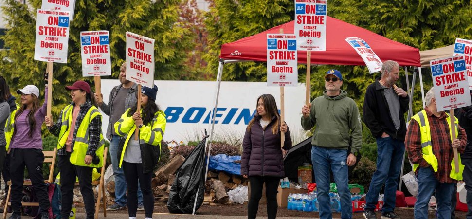 Boeing Furloughs Thousands as Strike Resolution Makes No Progress