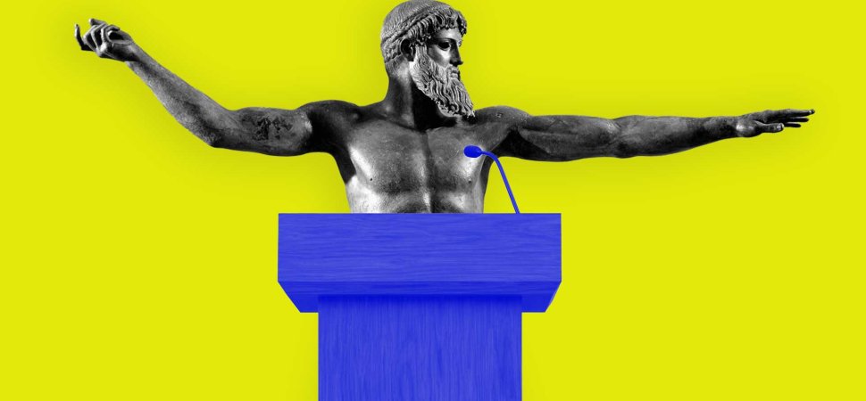 2,500 Years Ago the Ancient Greeks Believed Every Great Speech Must Contain 3 Elements. It's Still True Today