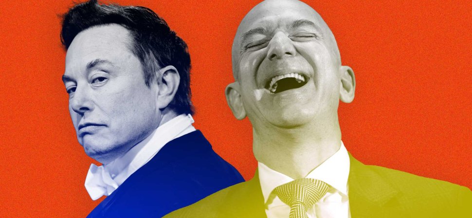 Elon Musk Just Launched a New Feud With Jeff Bezos Using Only 2 Words